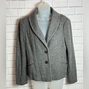 ANN TAYLOR Elegant Women's Gray wool Blazer/size 12